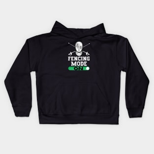 Fencing Mode On Kids Hoodie